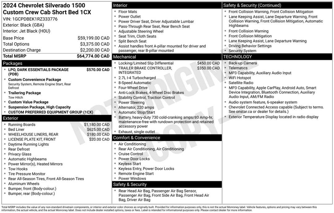 2024 Chevrolet Silverado 1500 Custom - Image 2