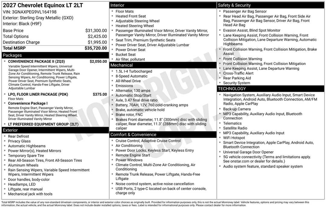2027 Chevrolet Equinox LT - Image 3
