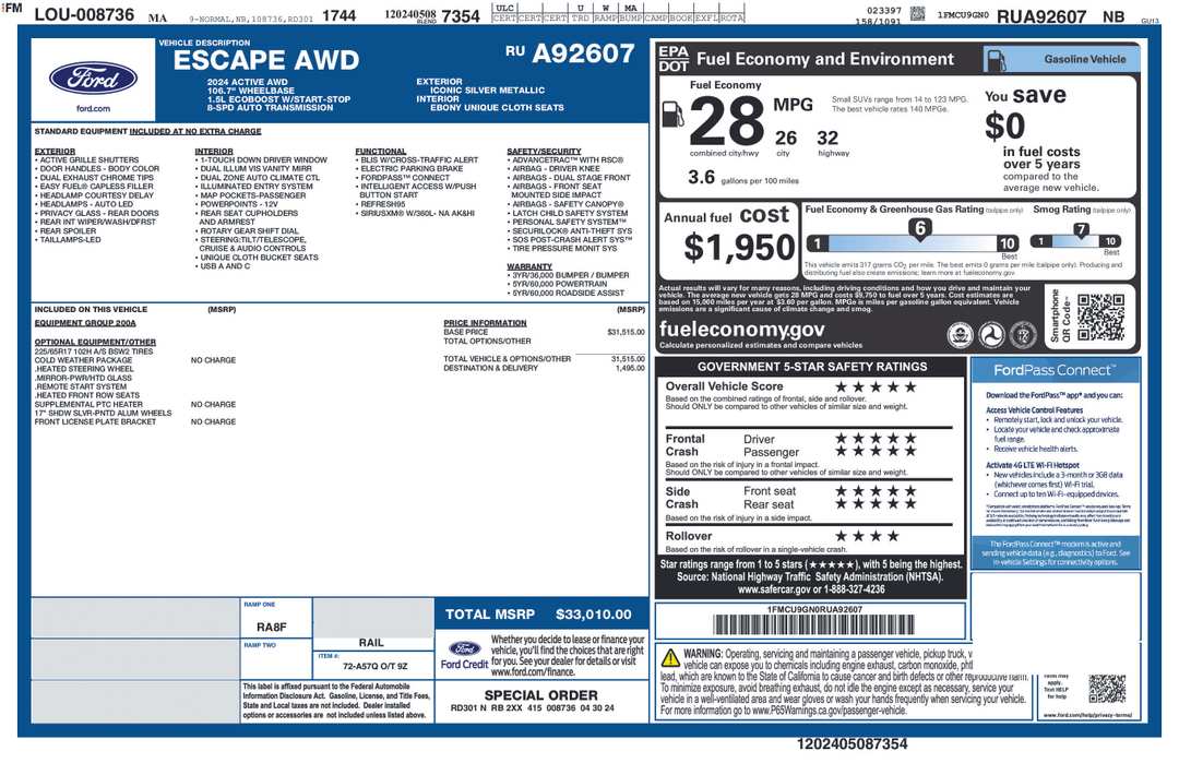 2024 Ford Escape Active - Image 2