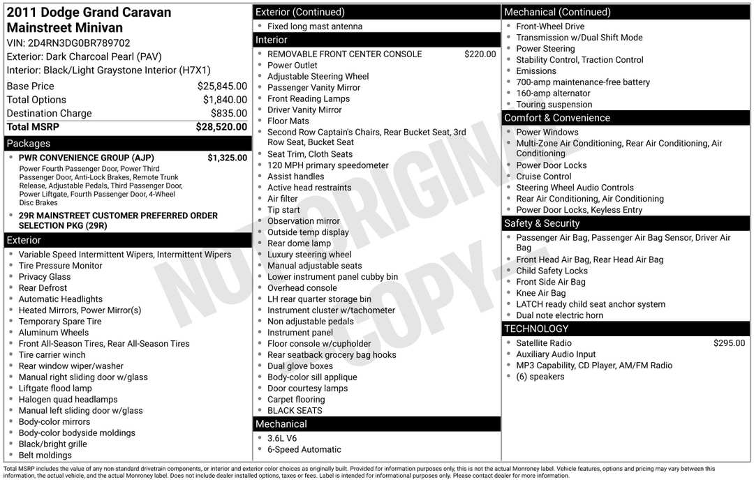 2011 Dodge Grand Caravan Mainstreet - Image 3