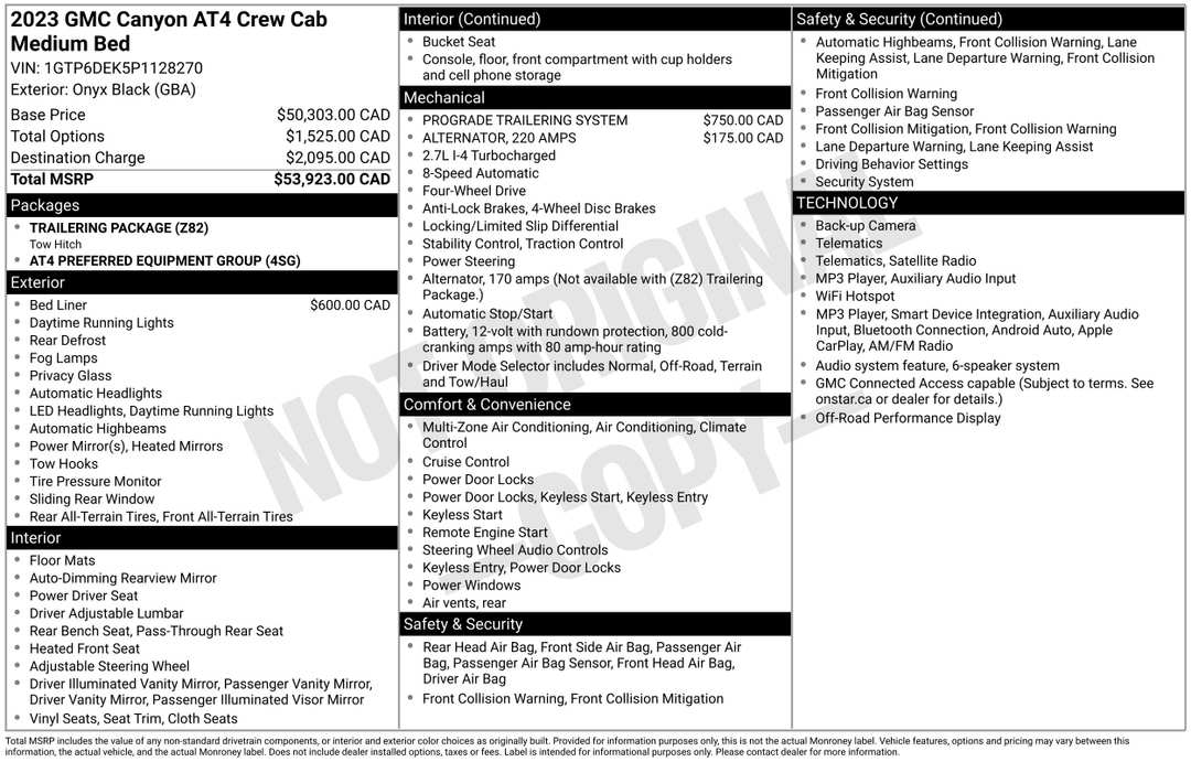 2023 GMC Canyon AT4 - Image 2