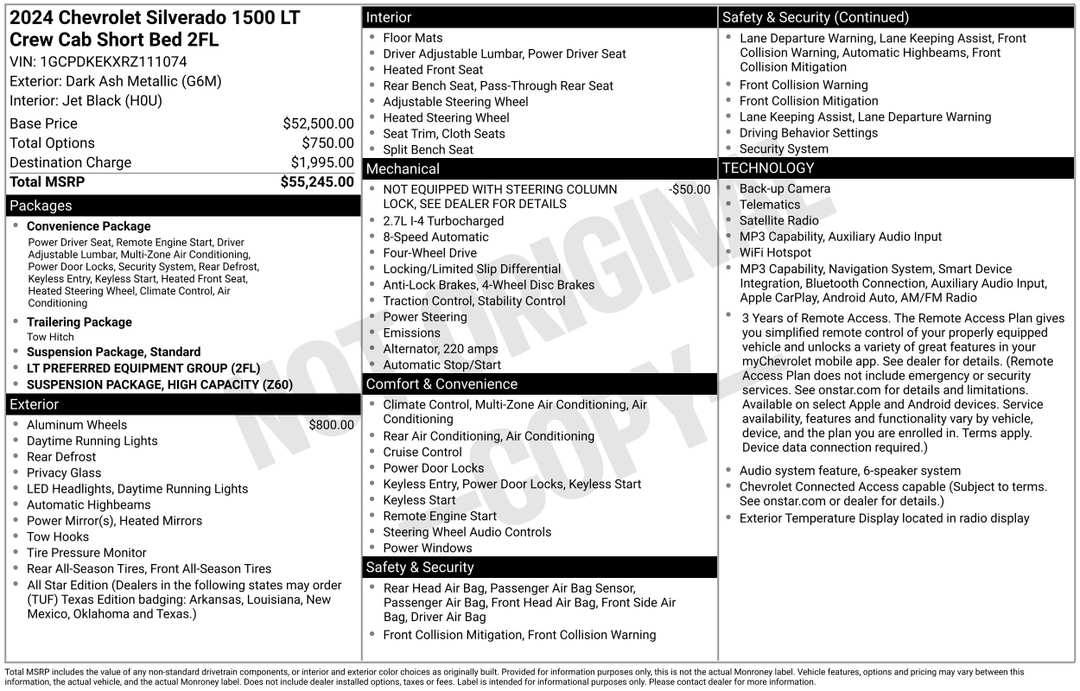 2024 Chevrolet Silverado 1500 LT - Image 2