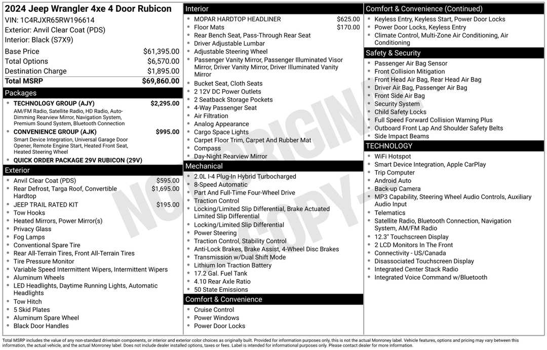 2024 Jeep Wrangler Rubicon 4xe - Image 3