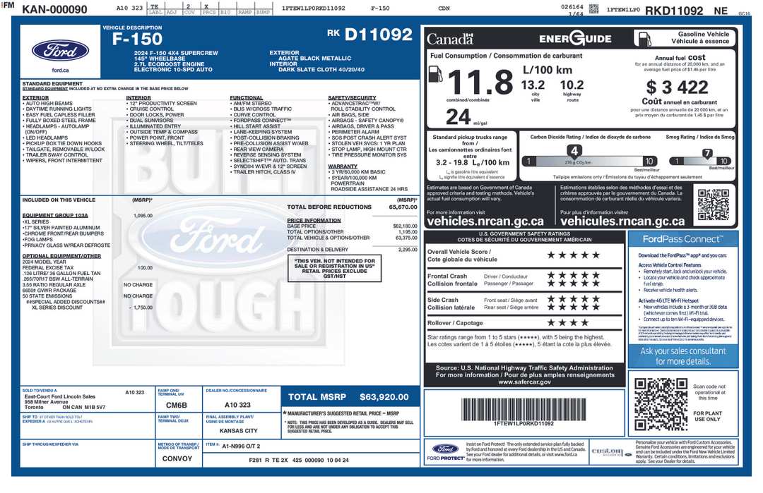 2024 Ford F-150 XL - Image 2