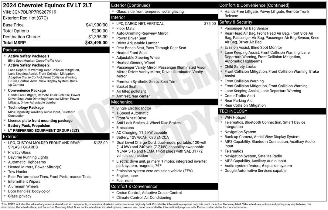 2024 Chevrolet Equinox Ev LT - Image 3