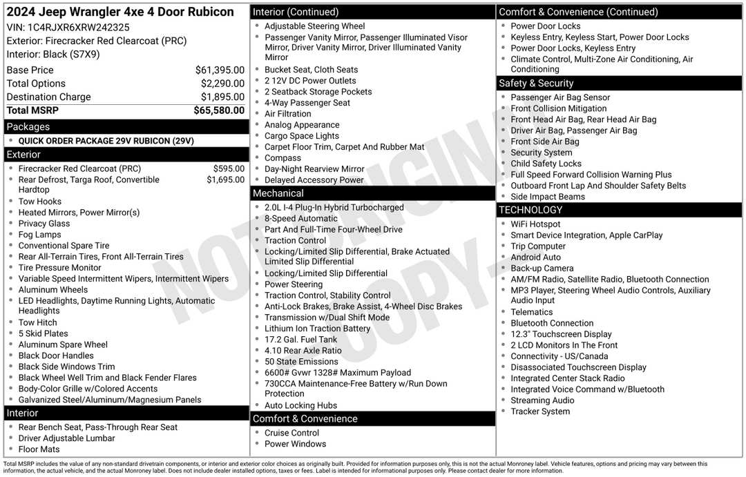 2024 Jeep Wrangler Rubicon 4xe - Image 2