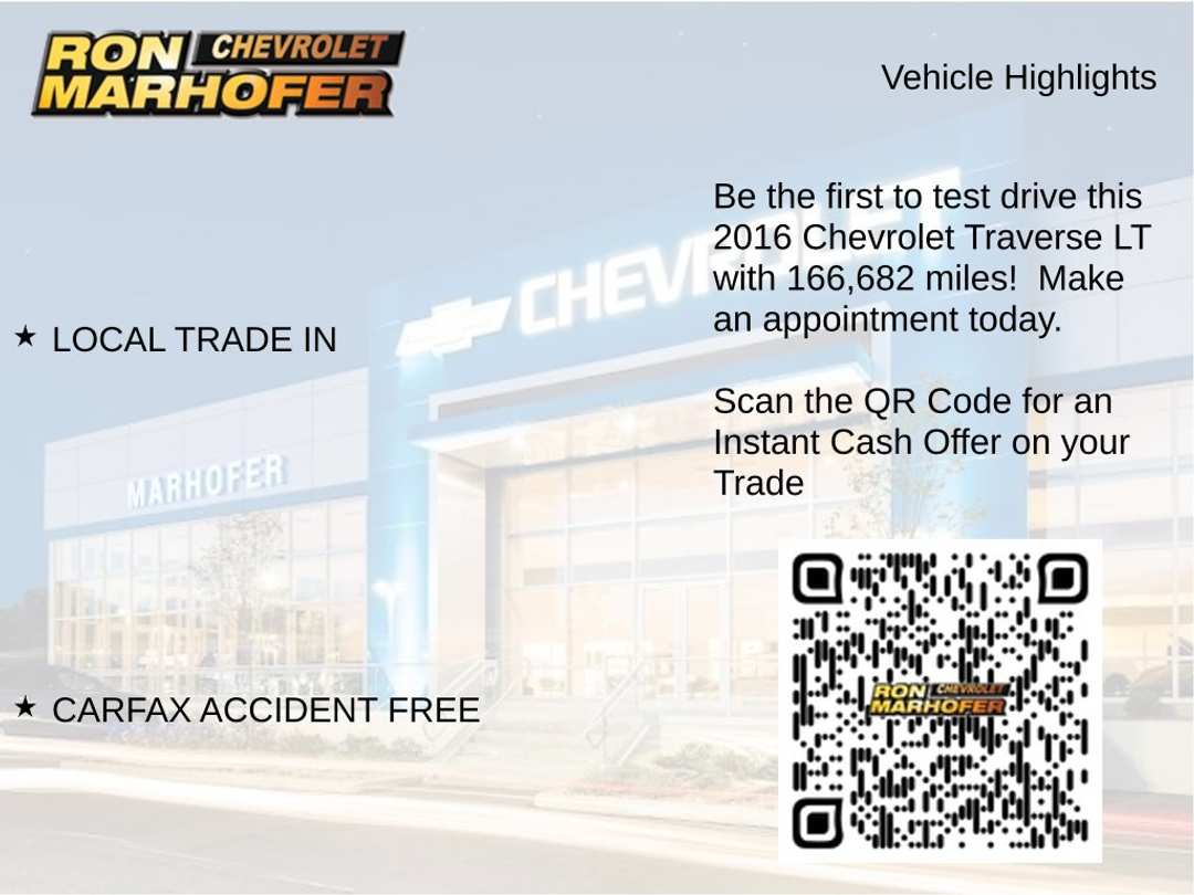 2016 Chevrolet Traverse LT - Image 3