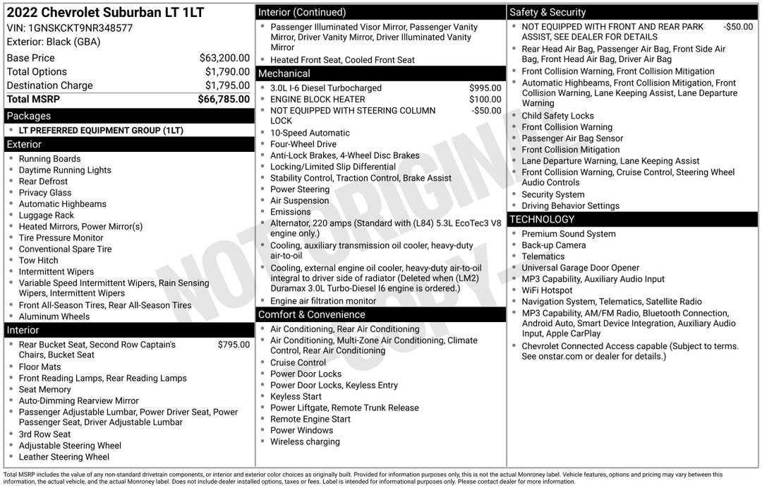 2022 Chevrolet Suburban LT - Image 2