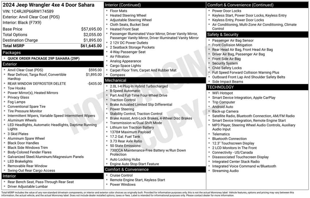 2024 Jeep Wrangler Sahara 4xe - Image 2