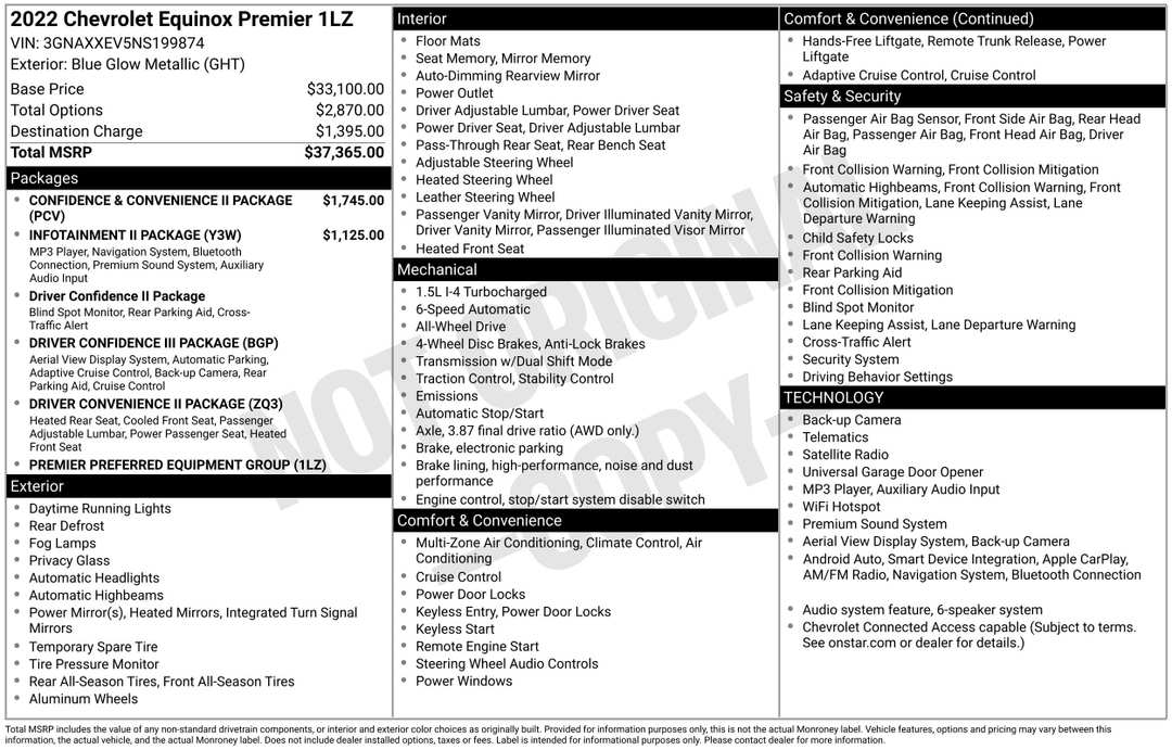 2022 Chevrolet Equinox Premier - Image 2