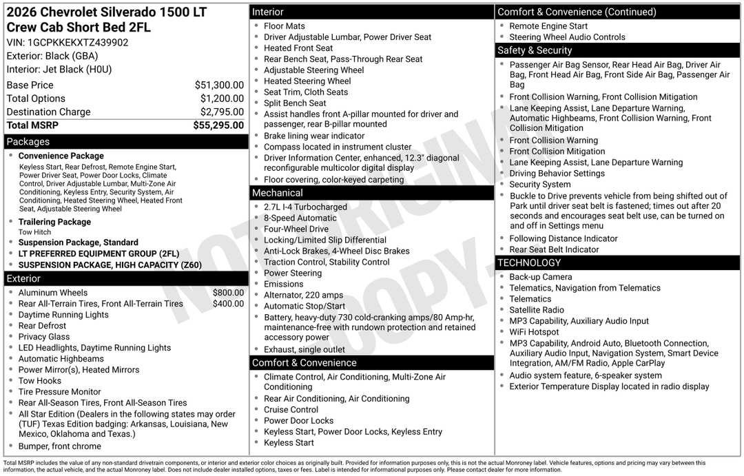 2026 Chevrolet Silverado 1500 LT - Image 3