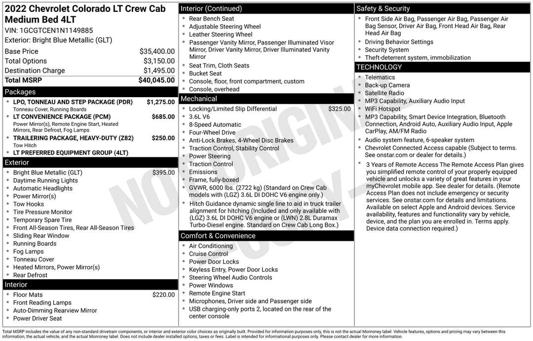 2022 Chevrolet Colorado LT - Image 3