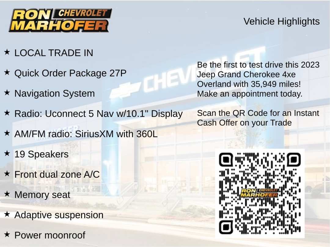 2023 Jeep Grand Cherokee Overland 4xe - Image 3